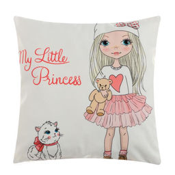 Наволочка декоративная Этель Девичьи историиПринцесса 40х40 см, велюр