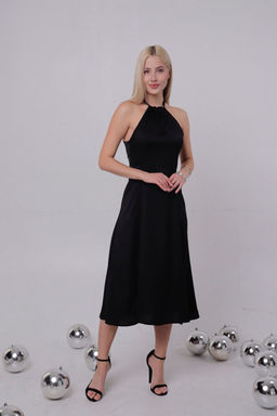 Вечернее платье-американка чёрное - Martichelli фото 4