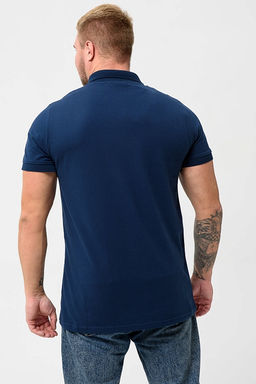 Мужская футболка поло 14401 / Темно-синяя - Modellini фото 4
