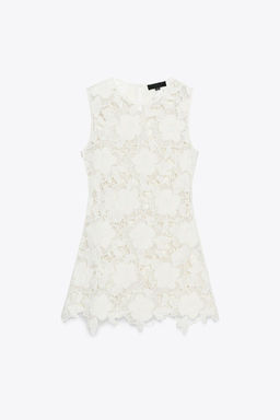 FLORAL CROCHET DRESS - Zara фото 7