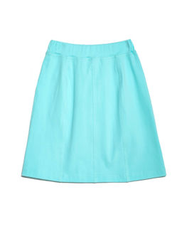 CONTE Юбка А-силуэта с металлическим декором MALIBY aqua blue aqua blue