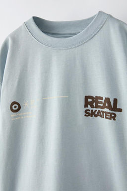 SKATER PRINT T-SHIRT - Zara фото 5