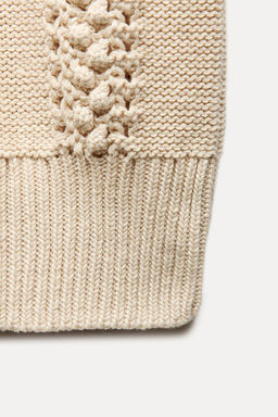SHORT SLEEVE KNIT SWEATER - Zara фото 6
