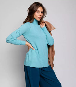 Водолазка #ОКТ06, тиффани - Dommod фото 4