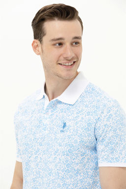 Мужская бирюзовая футболка с воротником-поло Неожиданная скидка в корзине - U.s. polo assn фото 2