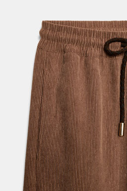 STRAIGHT FIT TROUSERS WITH ELASTICATED WAIST - Zara фото 8