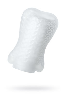 Мастурбатор A-Toys by TOYFA Pocket Wavy, TPR, белый, 7,8 см
