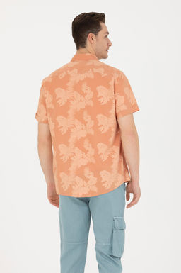 U. S. Polo Assn Мужская рубашка с коротким рукавом в плитку - U.s. polo assn фото 5