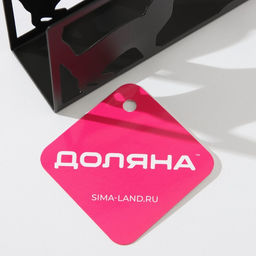 Салфетница Доляна «Кошки», 14×4×8 см, чёрная