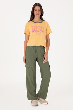 Kad_n Koyu Haki Kanvas Pantolon Sepette S_rpriz _ndirim - U.s. polo assn фото 3