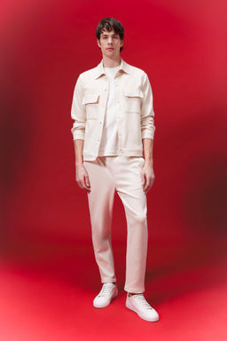 Pantolon Relax Fit Duz Paca Cepli Beli Bagc?kl? - Defacto фото 2