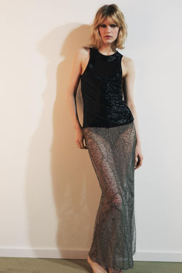 TOP WITH BEADING