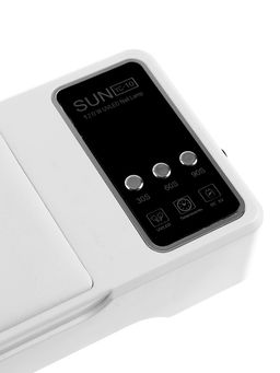 Лампа для маникюра, LED, 24 диода, 72 Вт, USB, складная, с дисплеем, белая