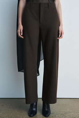 ZW COLLECTION STRAIGHT-FIT TROUSERS - Zara фото 22