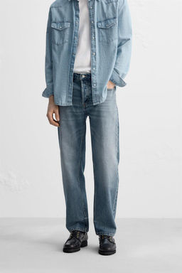 STRAIGHT-LEG JEANS - Zara фото 15