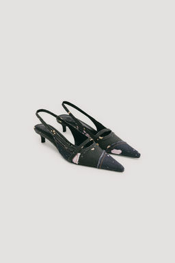 ZAPATO DESTALONADO DENIM LIMITED EDITION / Negro