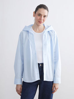 Kap??onlu Oversize Kad?n G?mlek