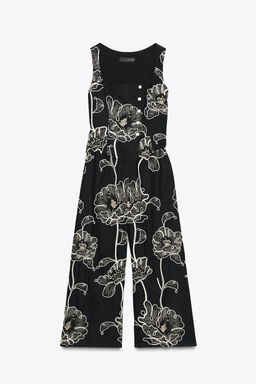 FLORAL EMBROIDERY JUMPSUIT - Zara фото 12