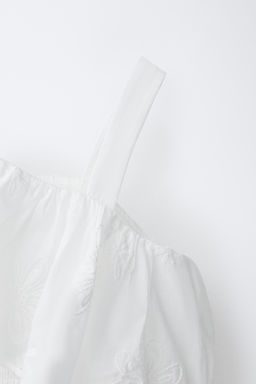 TOP VOLANTE ASIM?TRICO / Blanco - Zara фото 6