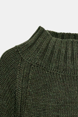 KNIT PONCHO SWEATER - Zara фото 8