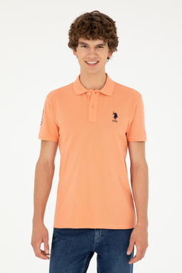 Футболка U.S. Polo Assn Salmon хлопок