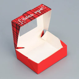 Цена за 5 шт. Коробка складная новогодняя «С Новым годом», 10×8×3.5 см