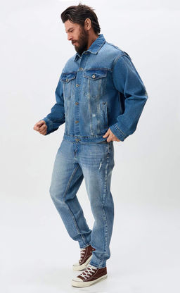 Куртка джинс P611-1285 l.blue - Primm фото 10
