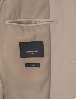 Bej Slim Fit Spor Tak_m Elbise