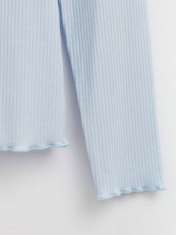 CONTE Джемпер в рубчик из премиальной вискозы LD 1164 light blue - Conte elegant фото 3