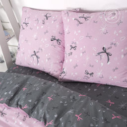 Постельное белье Флирт (поплин DE LUXE) 2,0 сп./Пододеяльник: 1 шт. - 215*175; Простыня: 1 шт. - 215*200; Наволочка: 2 шт. - 70*70; DE LUXE - Артпостель фото 2