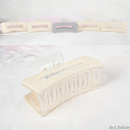 Краб для волос 9 см перламутр / N3234-5 /уп 12/723846