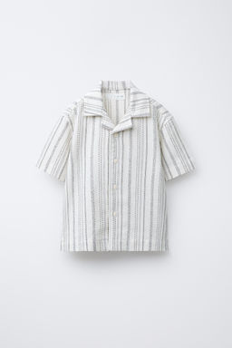 RUSTIC STRIPED BOWLING SHIRT