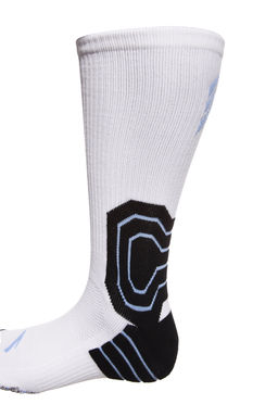 Носки длинные Белый, синий
