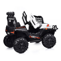 Электромобиль "Багги лайт" с р/у управлением, четырехколесный, двухместный, двойной привод (белый)