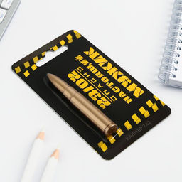 Ручка прикол шариковая пуля Настоящий мужик. 23 февраля - Artfox фото 4