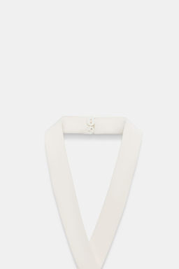 TOP HALTER PLUMAS HILO METALIZADO / Crudo - Zara фото 7