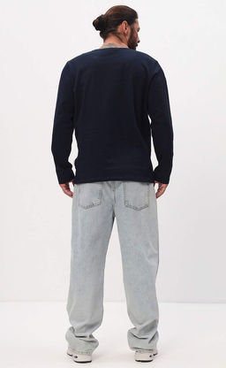 Лонгслив P521-1001-893 d.blue