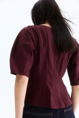 Blusa con escote en U - H&m фото 3