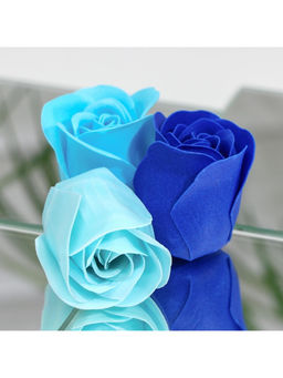 Мыльные розы, бирюзовые и синие, набор 4 шт. - SB BEAUTY фото 9