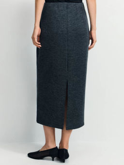 Трикотажная юбка миди / Zarina  фото 5