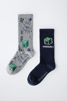 2-PACK OF MINECRAFT  MOJANG AB.  LONG SOCKS - Zara фото 4