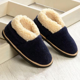 Тапочки-ботильоны арт. М2/02-05 Ультрамарин