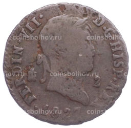 2 мараведи 1827 года Испания