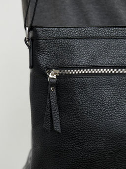 Мужская кожаная сумка Richet 1603LN 831 Черный