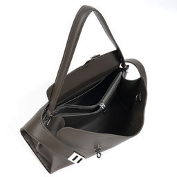 Женская сумка, кожа, MIRONPAN 520803 Серый