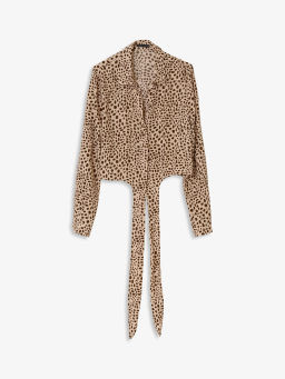 Блузка на завязках, B2972/pietra