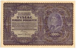 Банкнота 1000 марок 1919 года Польша