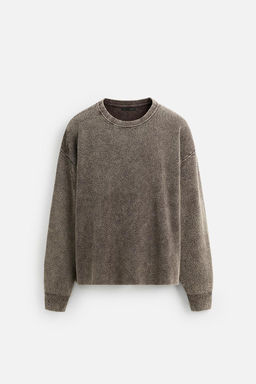 WASHED BOUCLE SWEATER - Zara фото 8