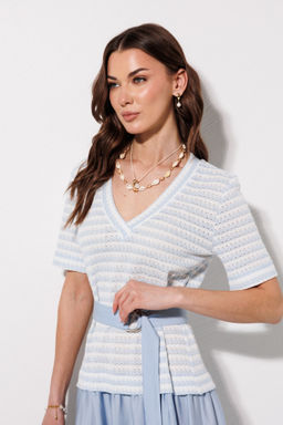 Платье 4378 (голубой) - Lyushe фото 8