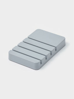 Набор разделочных досок, на подставке, 4 шт., 28.5×18.7×0.3 см, пластик, серый